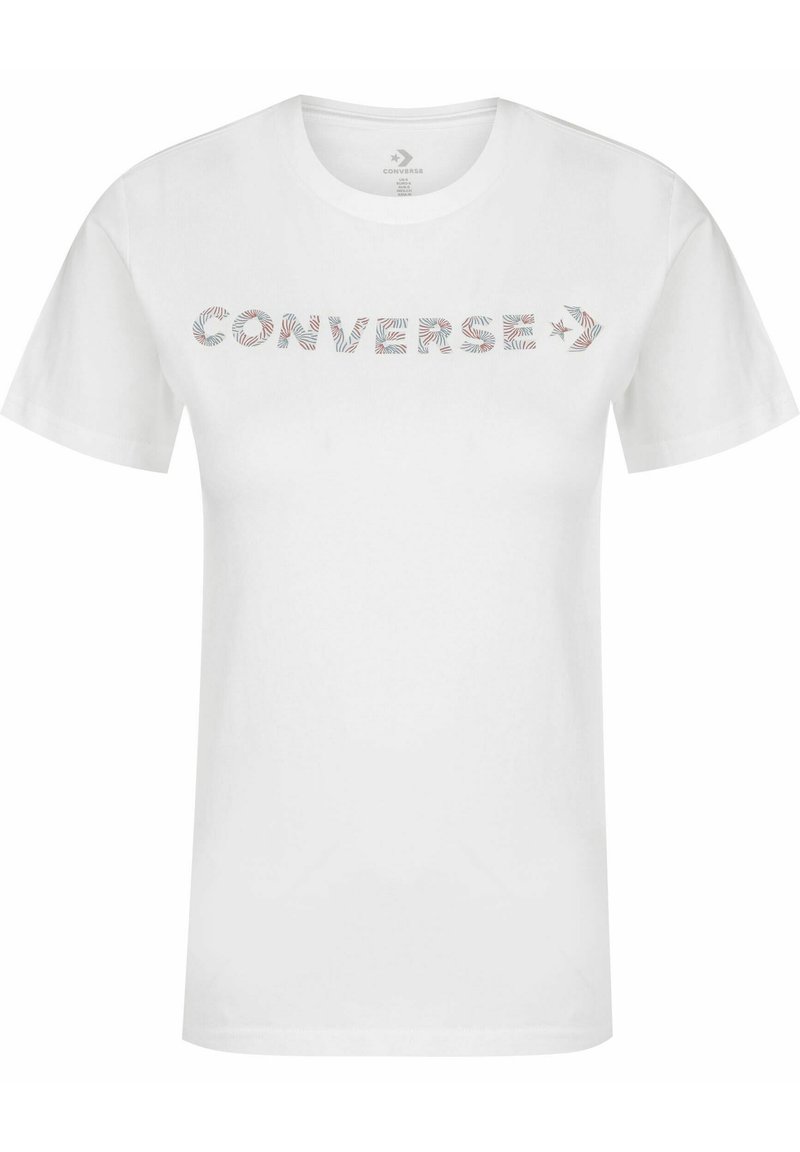 Converse WORDMARK - T-shirts med print - white