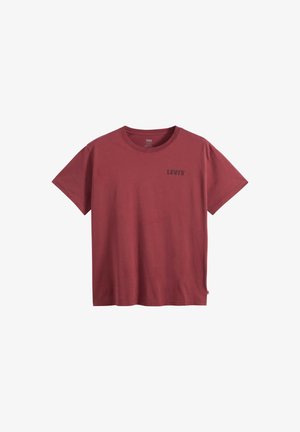 Levi's®, LSE_SS RELAXED FIT TEE BOXTAB 5IN BLACK. - Print T-shirt - levis records crus - reds -