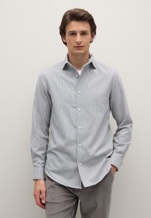 CHECKED REGULAR FIT - Chemise - grey marl