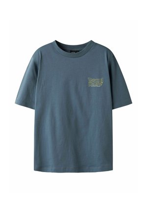 LOOSE FIT - T-shirt med print - china blue