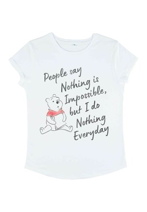 Disney DISNEY WINNIE THE POOH NOTHING IS IMPOSSIBLE - T-shirt print - white