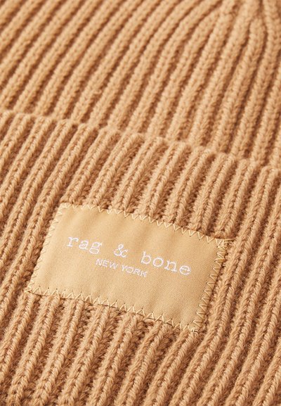 rag & bone BLAKE BEANIE - Adīta cepure - lightbrown