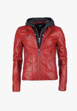 Maze MODERN MICO - Lederjacke - chilli