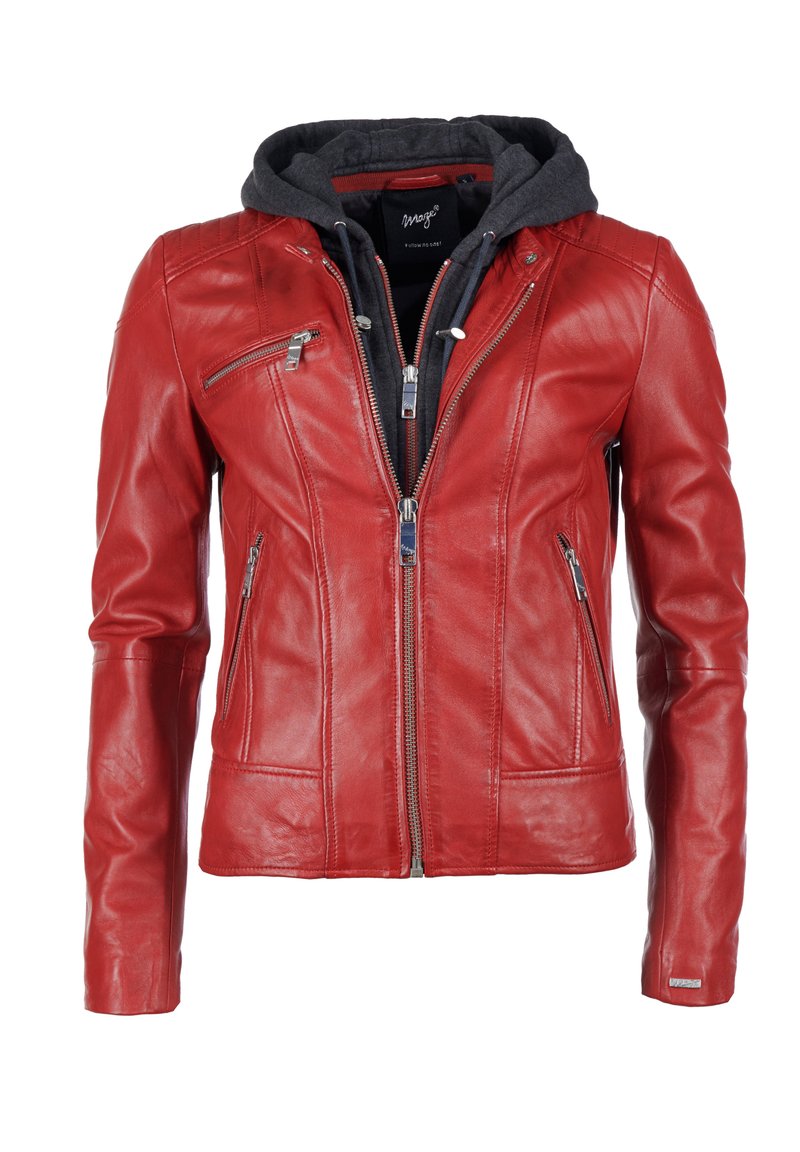 Maze MODERN MICO - Leren jas - chilli