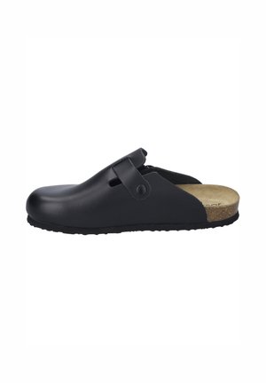 JOSEF - Pantolette flach - schwarz