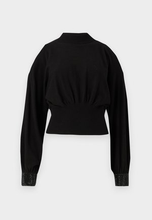Guess BLING CUFF PIMA - Jumper - jet black