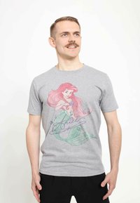 Henry Tiger THE LITTLE MERMAID SIGNED ARIEL UNISEX - Print T-shirt - melange grey