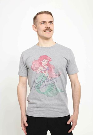 Henry Tiger THE LITTLE MERMAID SIGNED ARIEL UNISEX - Print T-shirt - melange grey