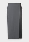 SUITING MIDI SKIRT - Pencil skirt - endless gray