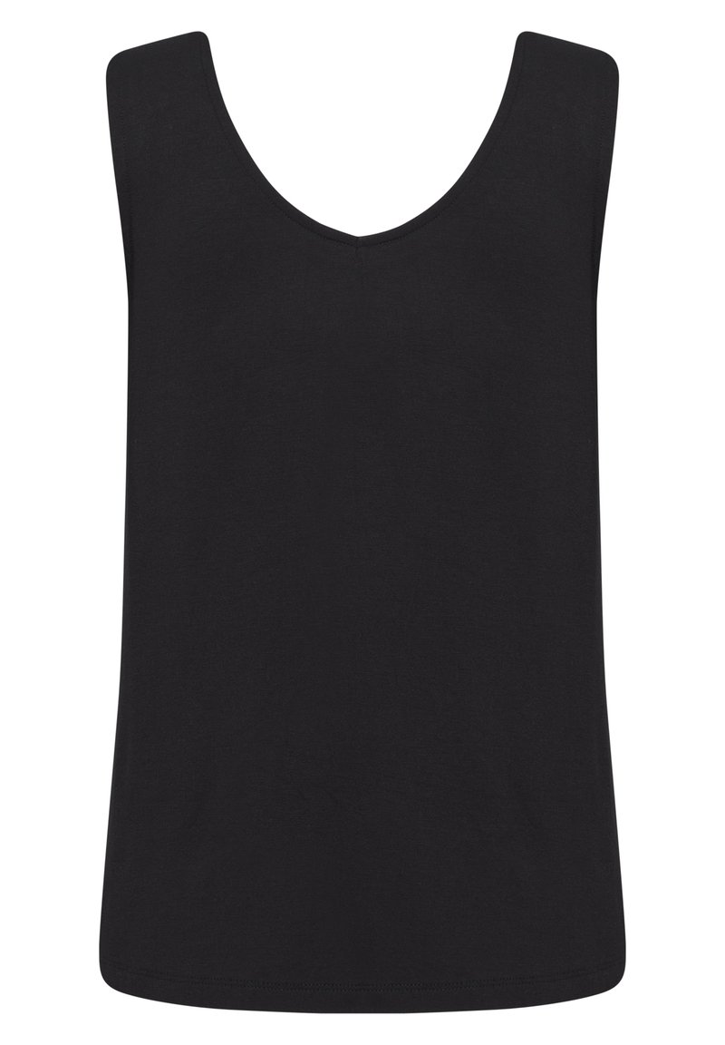 Damen T-Shirts | b.young BYUSILIA Top black/black denim - QG00754 Damen T-Shirts | b.young BYUSILIA Top black/black denim - QG00754