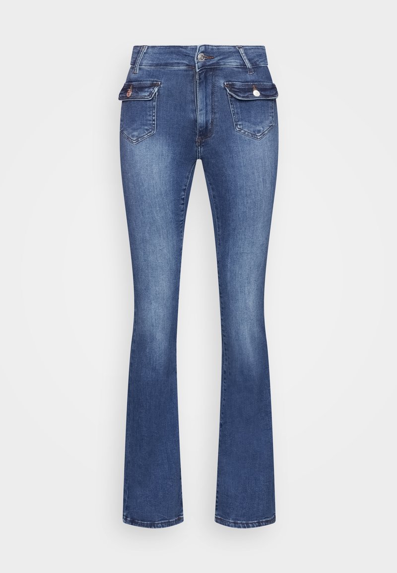 ONLY Tall ONLEBBA POCKET SWEET Jeans Bootcut dark blue/darkblue