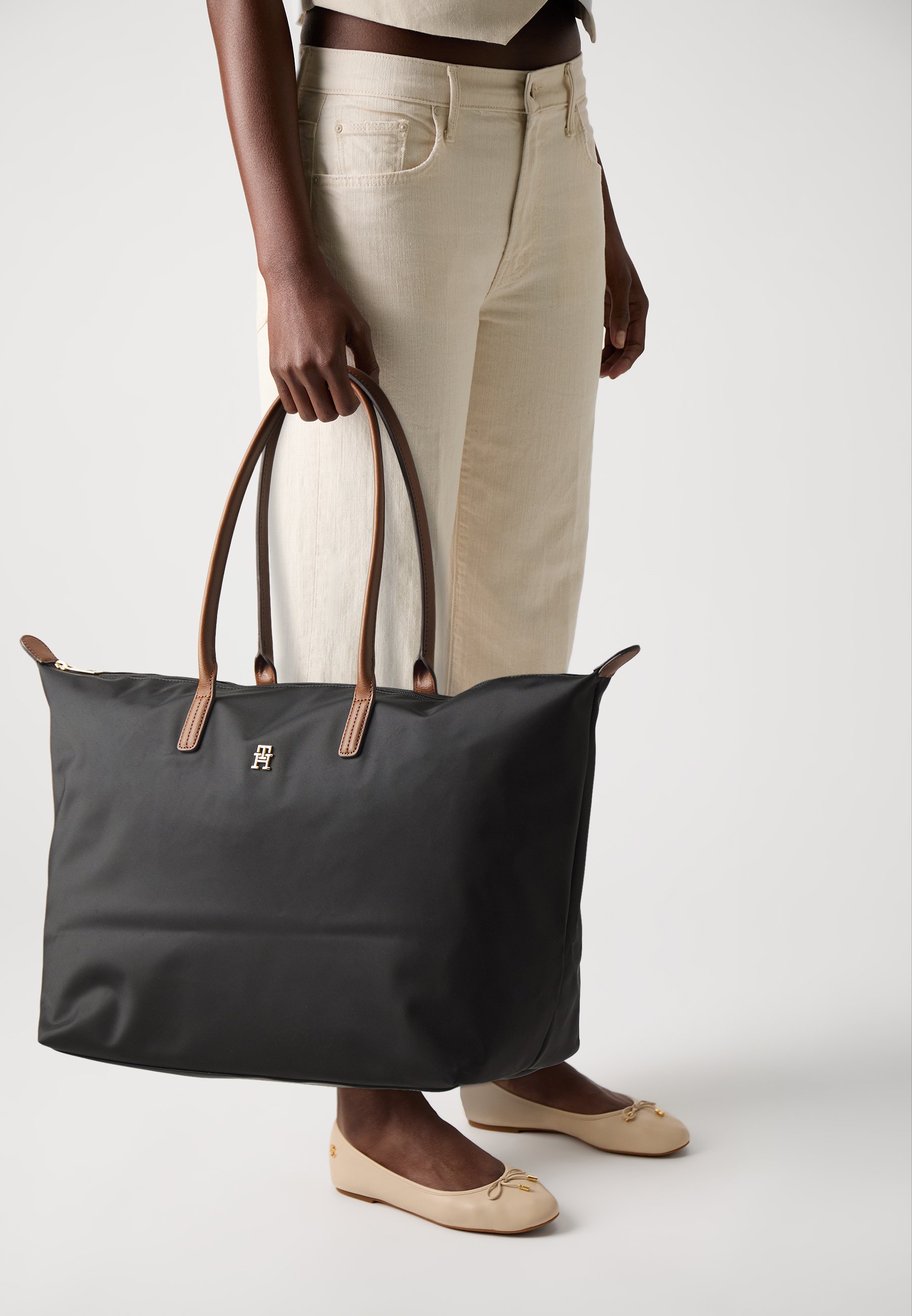 Leather Tote Bolso Tommy Hilfiger Shopper Tommy Hilfiger POPETTE