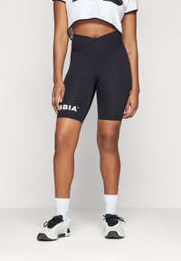 Nebbia - CROSSOVER BIKER SHORTS - Tajice - black Minijatura 1