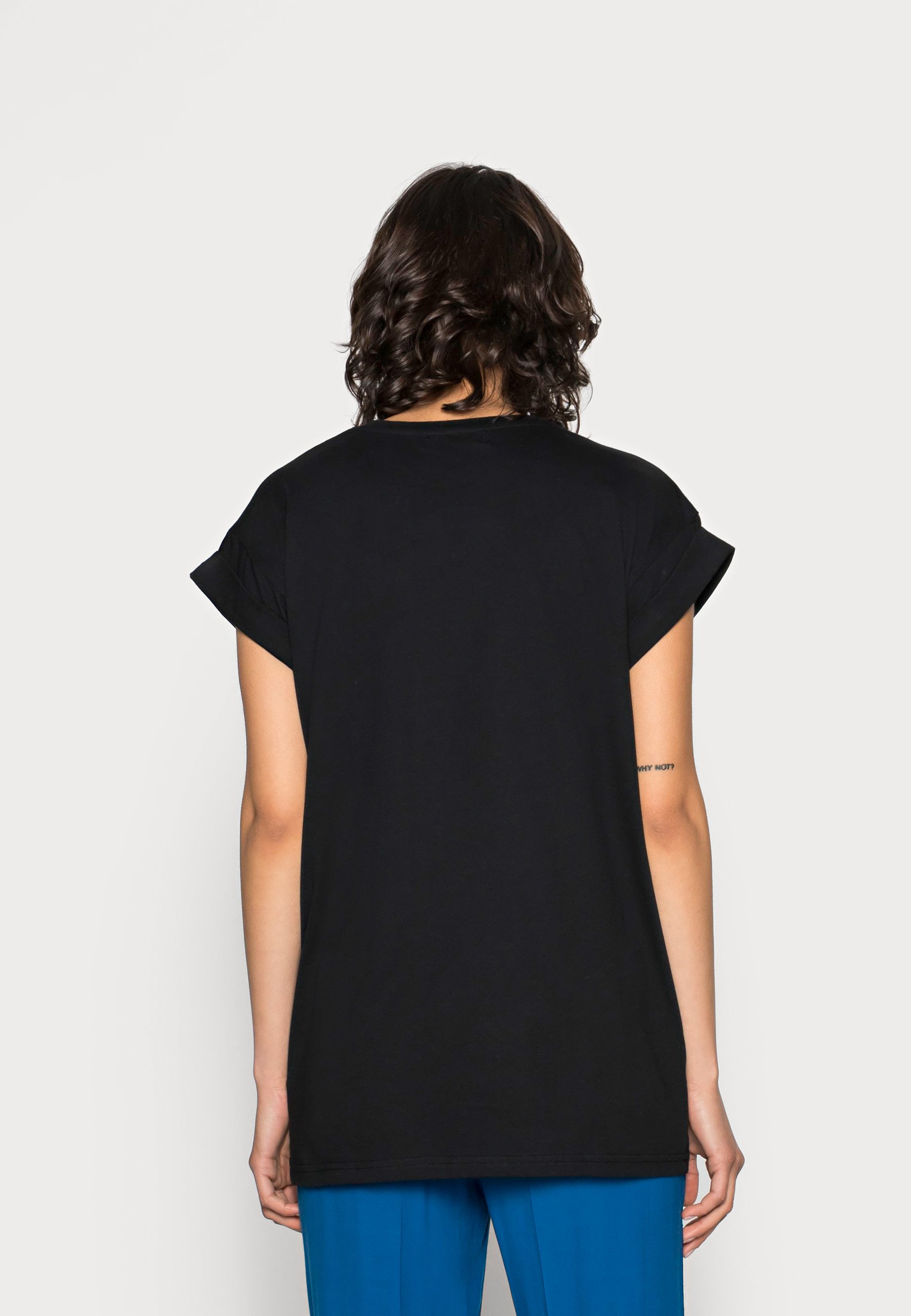 Moss Copenhagen ALVA PLAIN TEE - T-Shirt basic - black/schwarz - Zalando.de