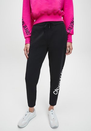 Tracksuit bottoms - black denim