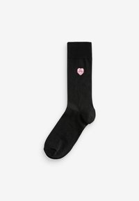 Next EMBROIDERED FIVE PACK - Zoknik - black valentine s day