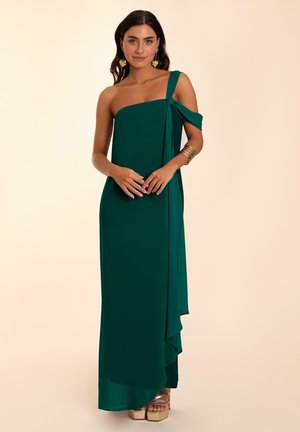 THE-ARE ESCOTE BARDOT CON CAPA - Maxi dress - dark green