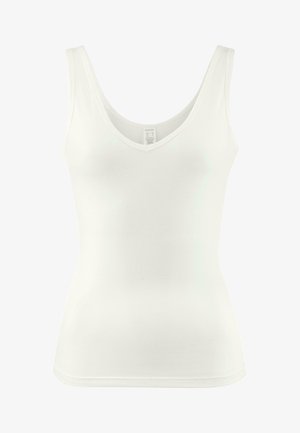 hessnatur, TANK V-NECK - Unterhemd/-shirt - naturweiss