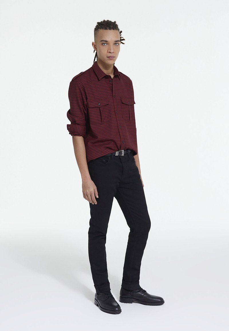 The Kooples Overhemd donkerrood The Kooples Overhemd donkerrood