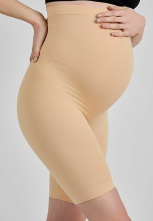 Maternity Dual Support Shorts - Bikinibroekje - almond