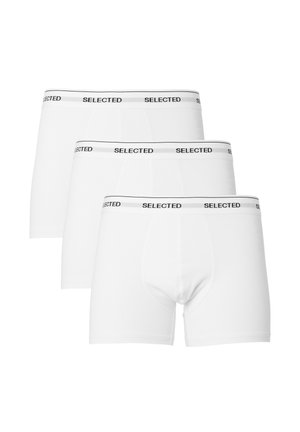 Selected SLMLIAM 3-PACK  - Krátke boxerky - white detail/white