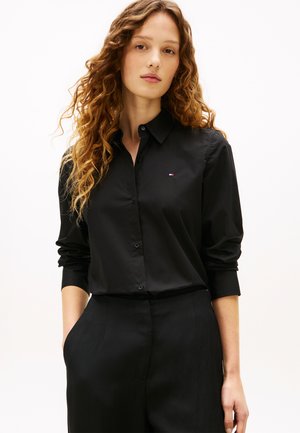 REGULAR SHIRT CLASSIC - Skjortebluse - black
