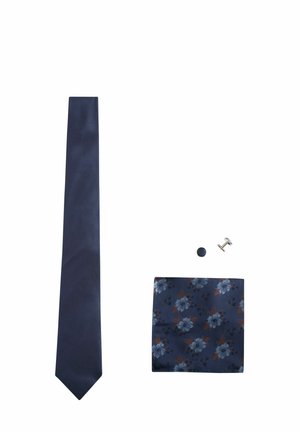 GIFT SET - Einstecktuch - navy blue