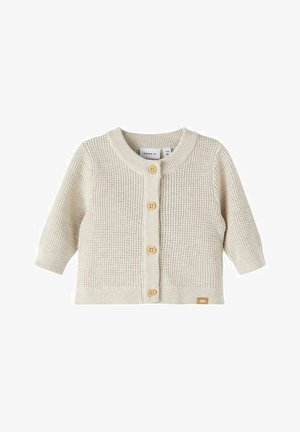 WAFFEL - Chaqueta de punto - peyote melange