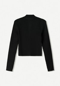 Bershka Vesta na kopčanje - black