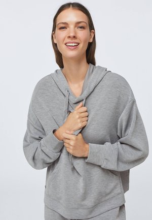 SOFT TOUCH - Mikina s kapucí - light grey