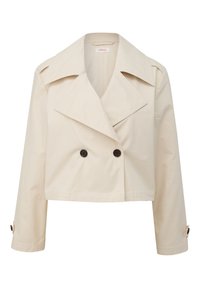 MIT REVERSKRAGEN - Blazer - beige
