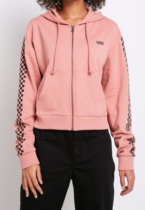 Felpa con zip - pink
