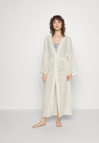 LASCANA KAFTAN MIT BINDEGÜRTEL - Ranta-asusteet - off white