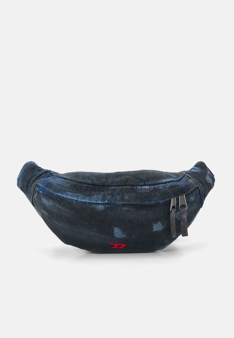 Diesel RAVE BELTBAG UNISEX - Sac banane - blue denim/denim bleu - ZALANDO.FR