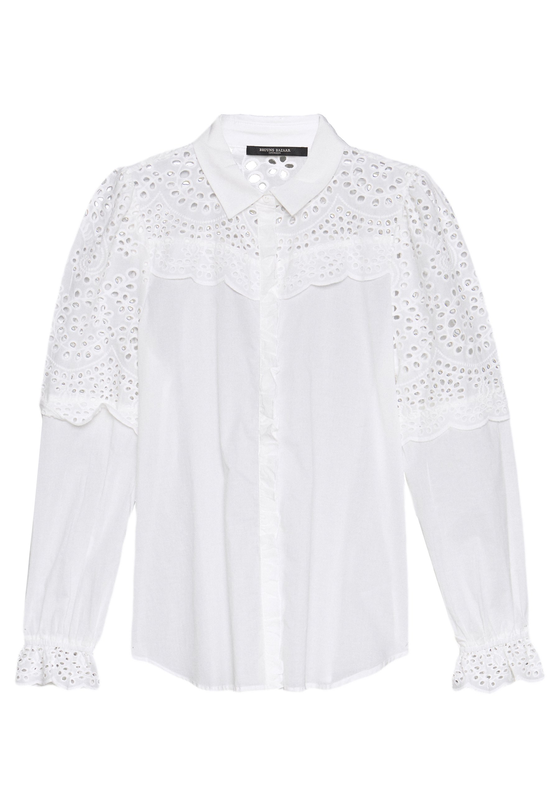 Bruuns Bazaar SIENNA ROBINE Skjorte snow whiteoffwhite Bruuns Bazaar POSY EDITOR Skjorte skyway Zalando.no