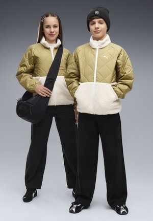 Puma, QUILTED SHERPA JACKET UNISEX - Winterjas - chai latte