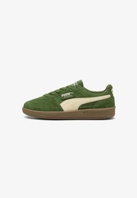 Unselected, earthy green-buttercream