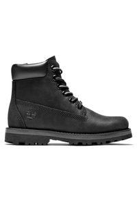 Timberland - COURMA KID TRADITIONAL 6IN - Botine cu șireturi - black Imagine miniatură 1