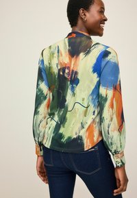 Next LONG SLEEVE V-NECK - REGULAR FIT - Blouse - multicolour abstract print