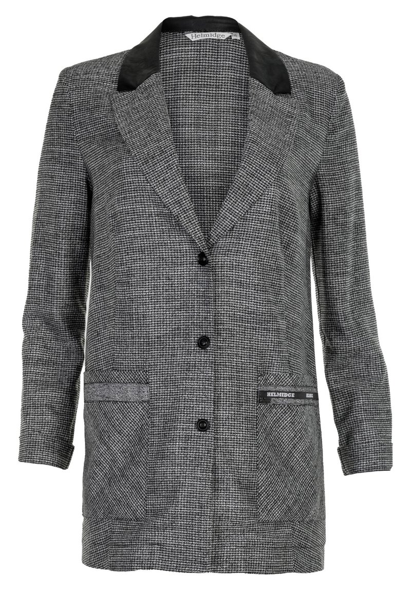 Damen Parkas | HELMIDGE Kurzmantel schwarz grau/schwarz - LL08992 Damen Parkas | HELMIDGE Kurzmantel schwarz grau/schwarz - LL08992