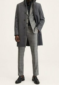 Mango Abrigo clásico - grey