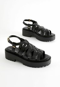 Next FOREVER COMFORT CHUNKY  - Platåsandaletter - black