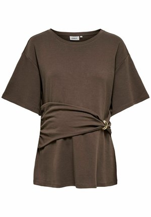 ONLY MATERNITY T-SHIRT OLMEVALYN T-SHIRT - Basic póló - chocolate martini