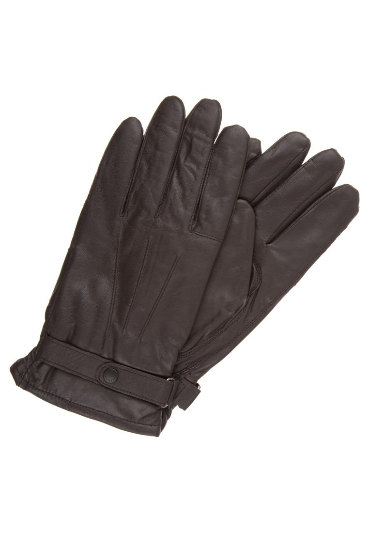 Barbour BURNISHED GLOVES - Rukavice - dark brown
