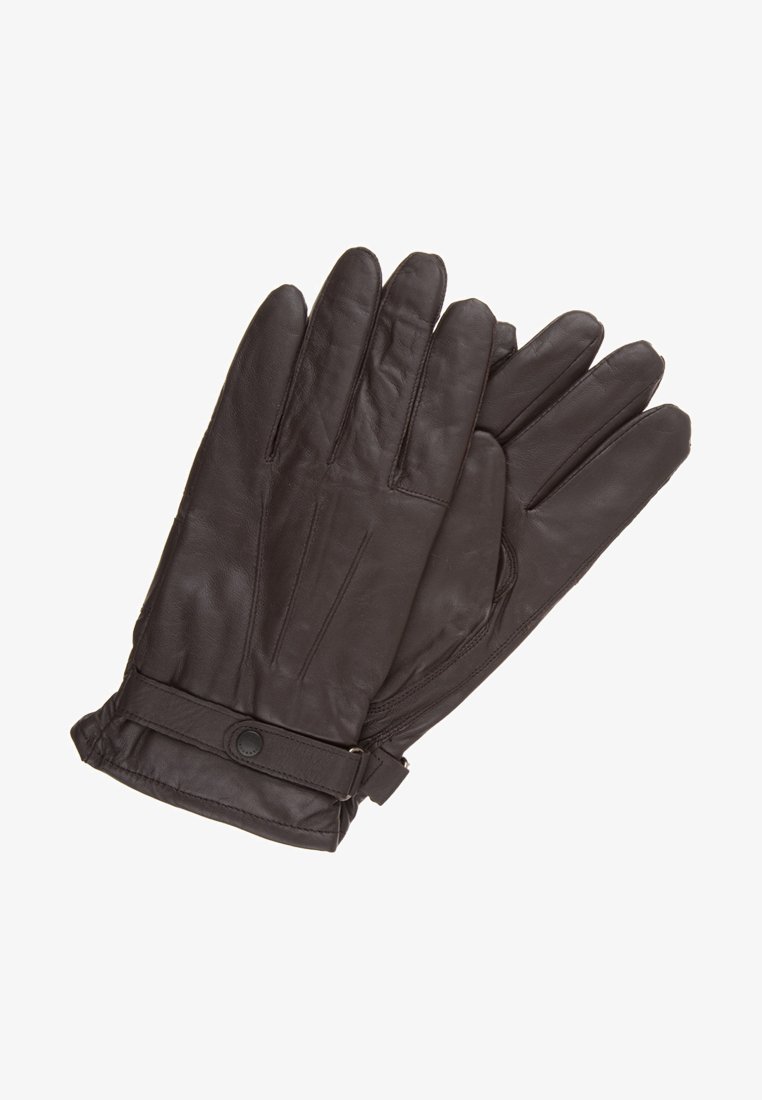 Barbour BURNISHED GLOVES - Gloves - dark brown