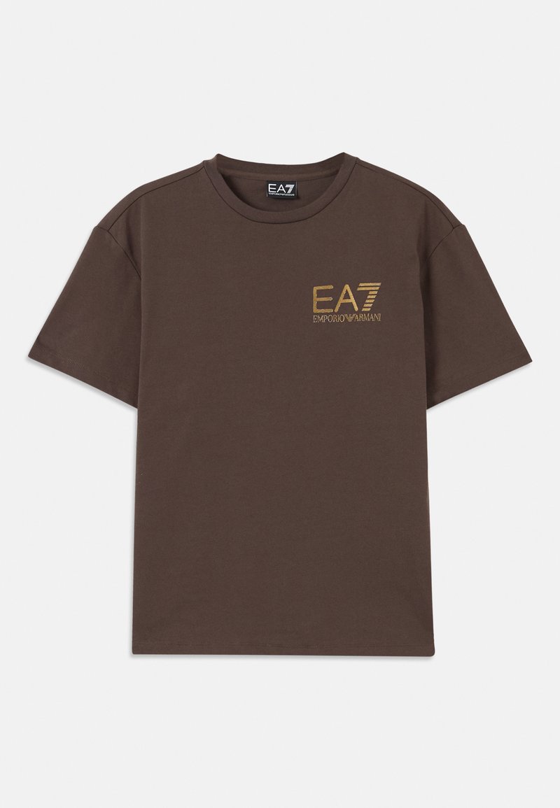 EA7 Emporio Armani T-shirt print bruin
