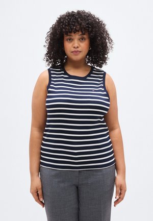 SLIM CODY - Viršus - dark night/ecru