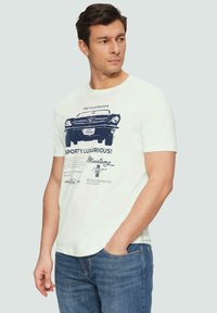 s.Oliver T-shirt print - weiß