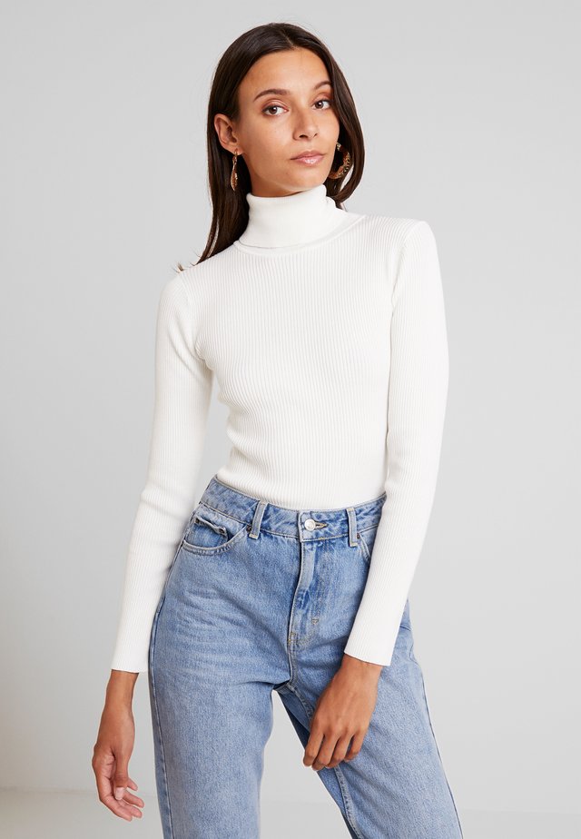 ROLL NECK  - Pullover - off white