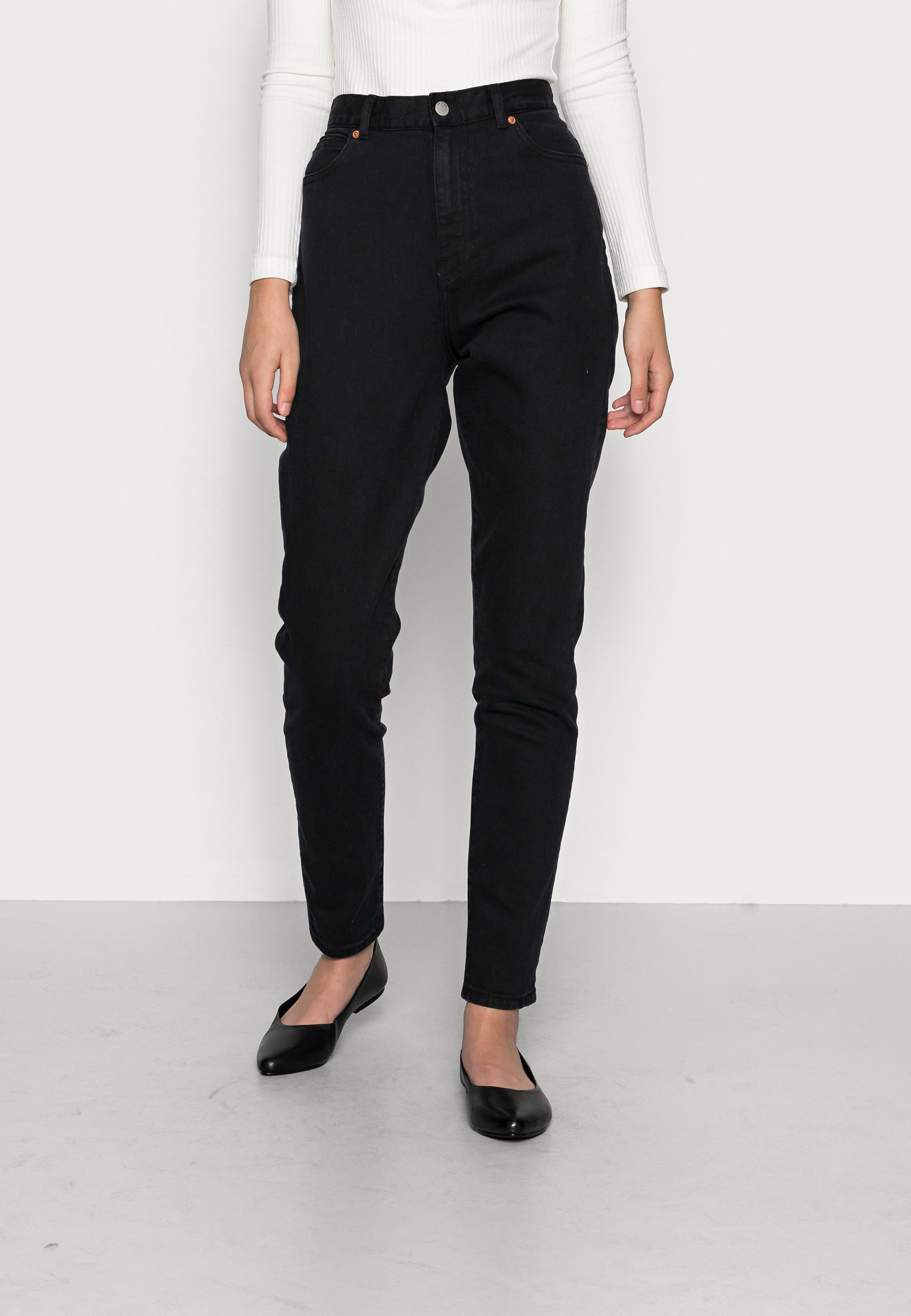 Dr.Denim Tall NORA - Jeans Tapered Fit - washed black stretch/nero -  Zalando.it